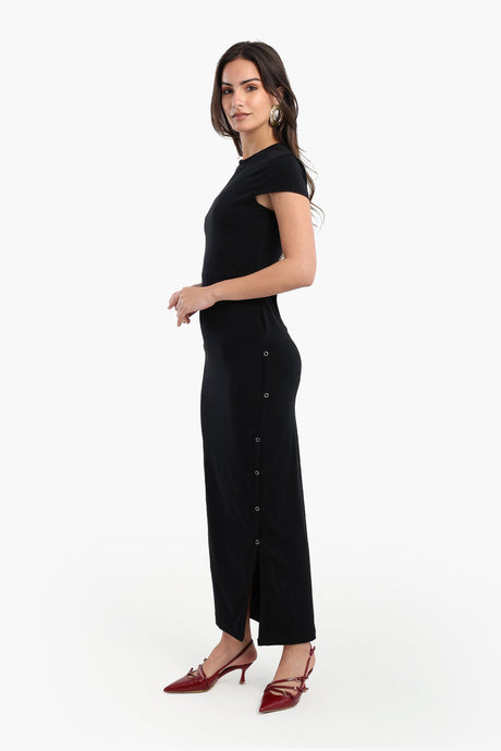Carina - Slim-Fit Maxi Dress With Slit