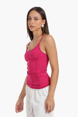 carina - Seamless Microfiber Corset Top