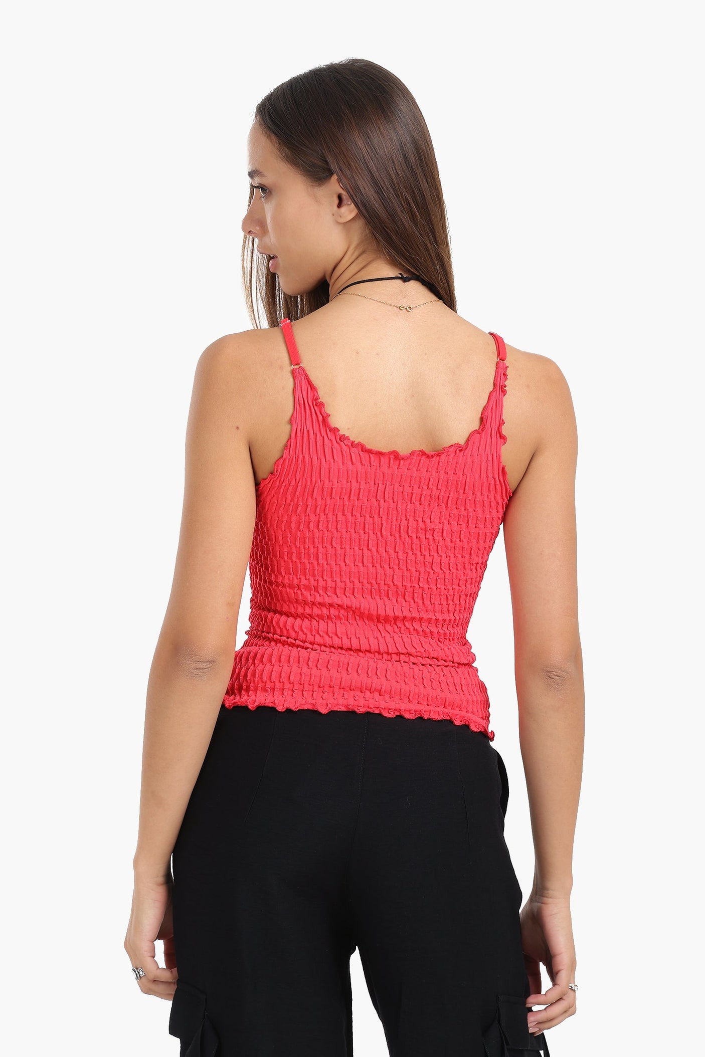 carina - Seamless Microfiber Crinkled Top