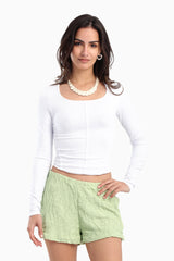 Carina - Square Neck Corset Top