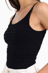 carina - Seamless Microfiber Crinkled Top