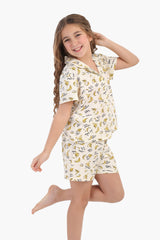 Carina - Girly Bananas Print Pyjama
