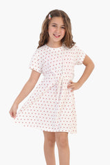 Carina - Girly Strawberry Print Nightgown