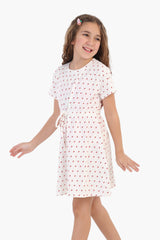 Carina - Girly Strawberry Print Nightgown