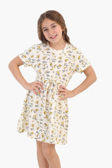 Carina - Girly Bananas Print Nightgown