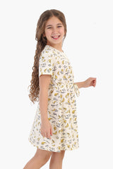 Carina - Girly Bananas Print Nightgown