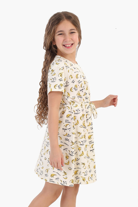 Carina - Girly Bananas Print Nightgown