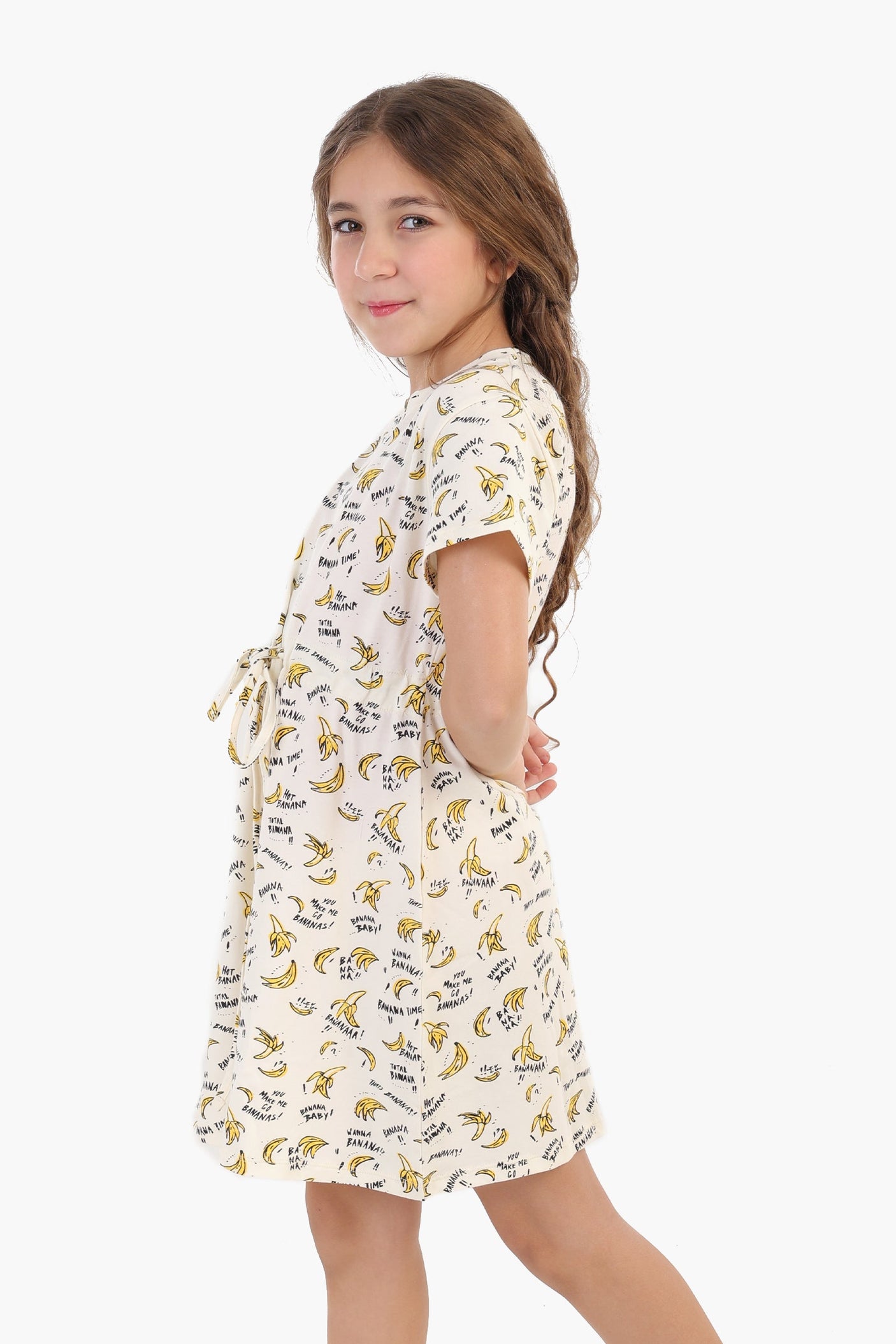 Carina - Girly Bananas Print Nightgown