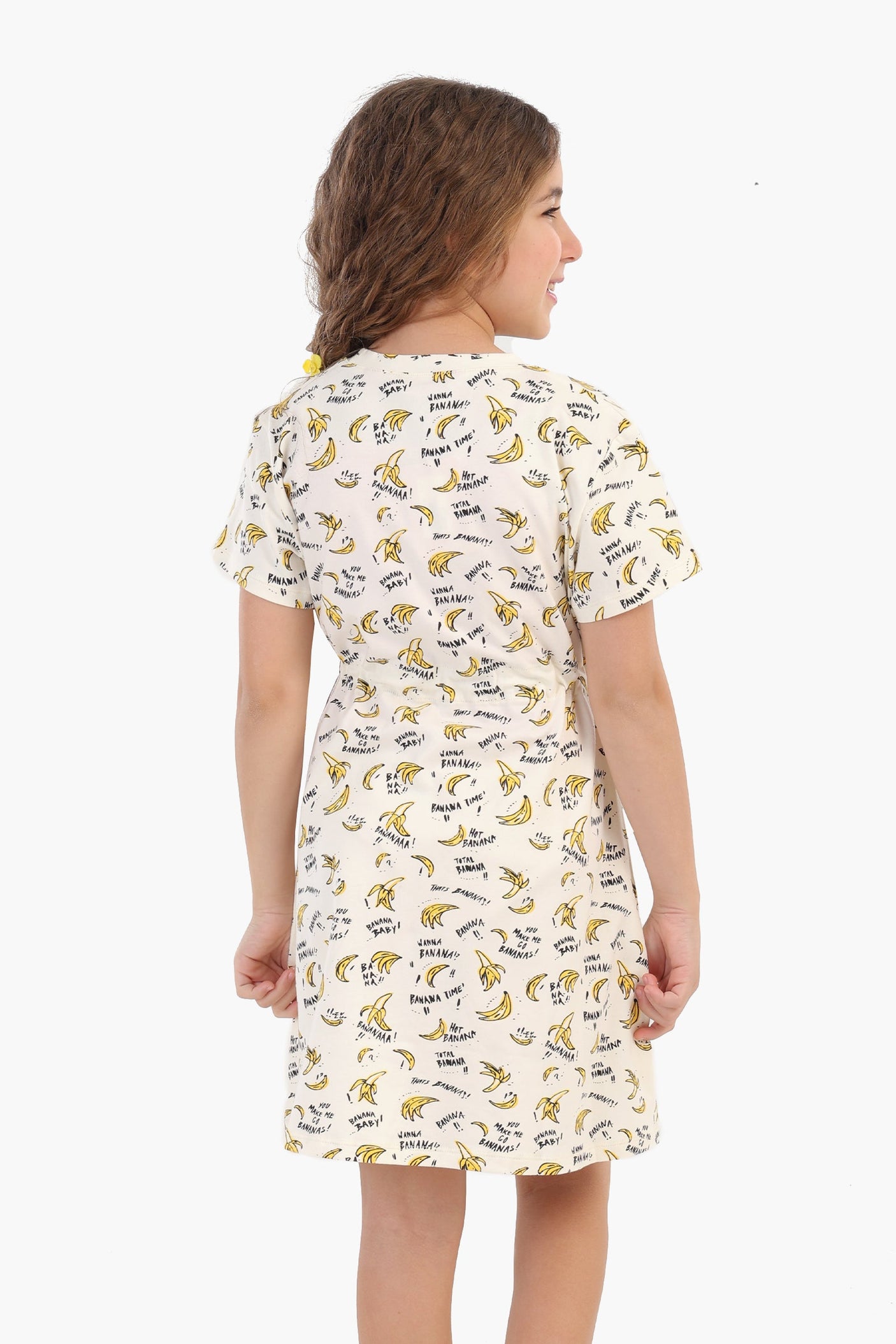 Carina - Girly Bananas Print Nightgown