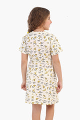 Carina - Girly Bananas Print Nightgown