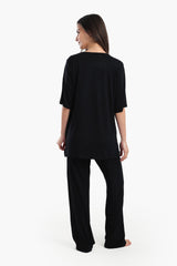 Carina - Pyjama Set with Keyhole Top
