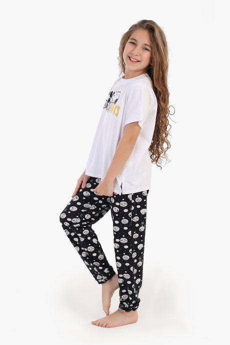 Carina - Girly Snoopy Printed Pyjama Set