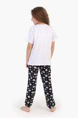 Carina - Girly Snoopy Printed Pyjama Set