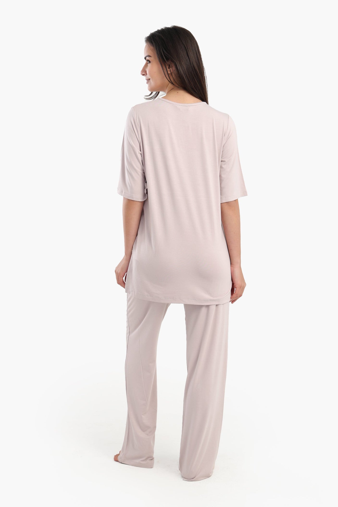 Carina - Pyjama Set with Keyhole Top