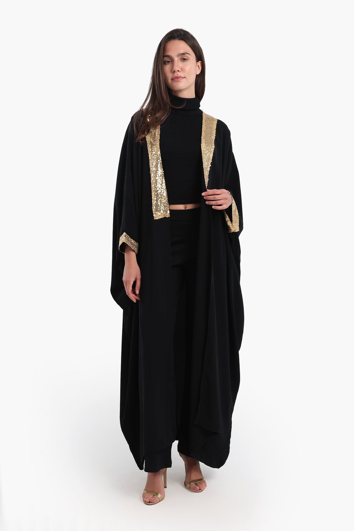 Carina - Relaxed Fit Abaya with Sequins