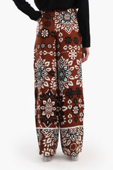 Carina - All Over Printed Pants with Belt