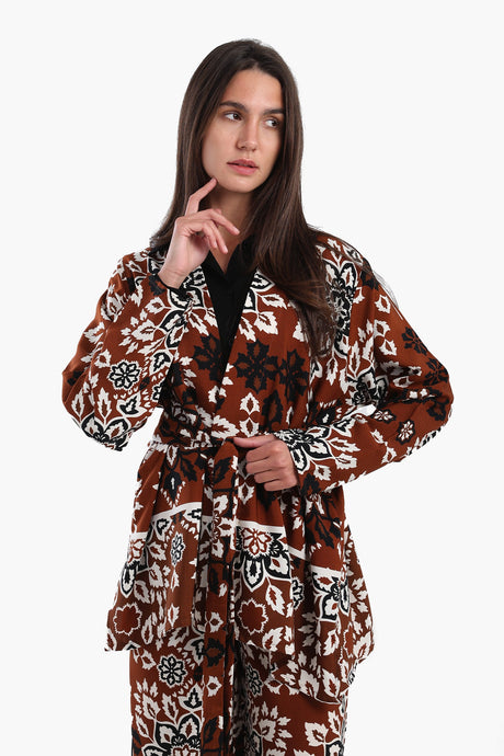 Carina - Open Front Kimono with Sleeves