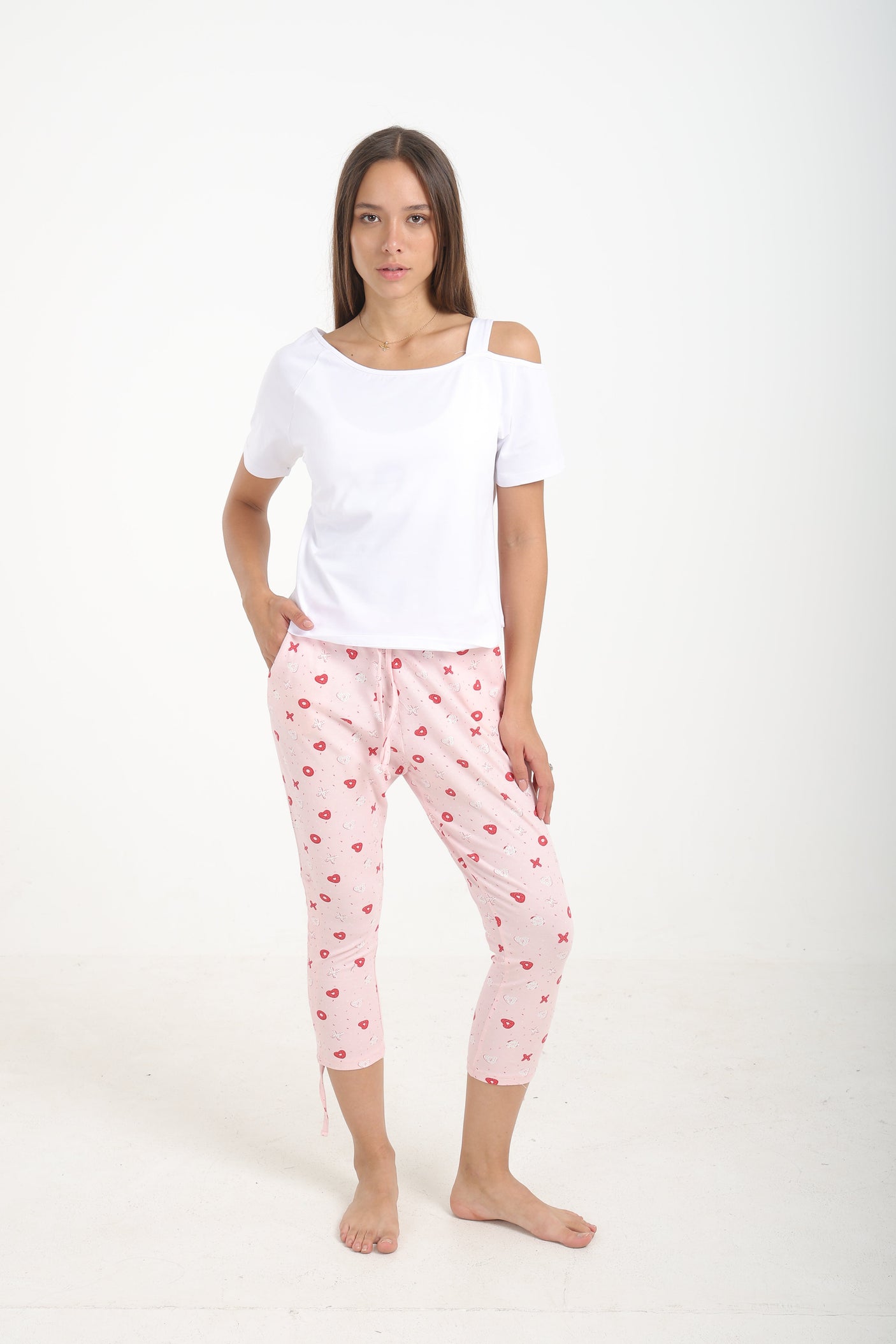 carina - Pyjama Set with Capri Pants