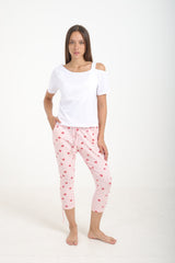 carina - Pyjama Set with Capri Pants