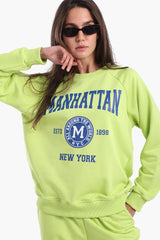 Carina - Pistache Lounge Sweatshirt