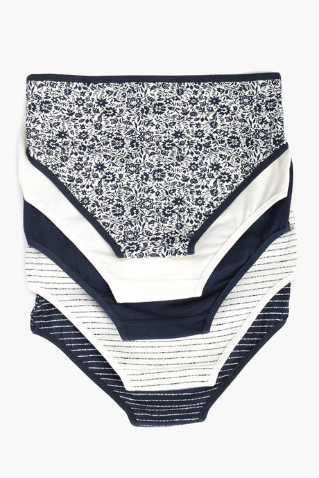 Carina - Pack of 5 Colored Brief Panties