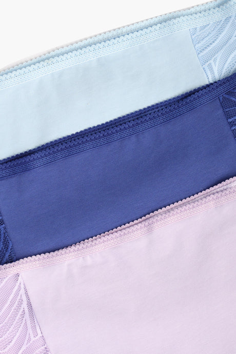 Carina - Pack of 3 Colored Brief Panties