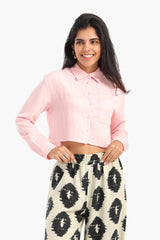 Effortless Cropped Shirt