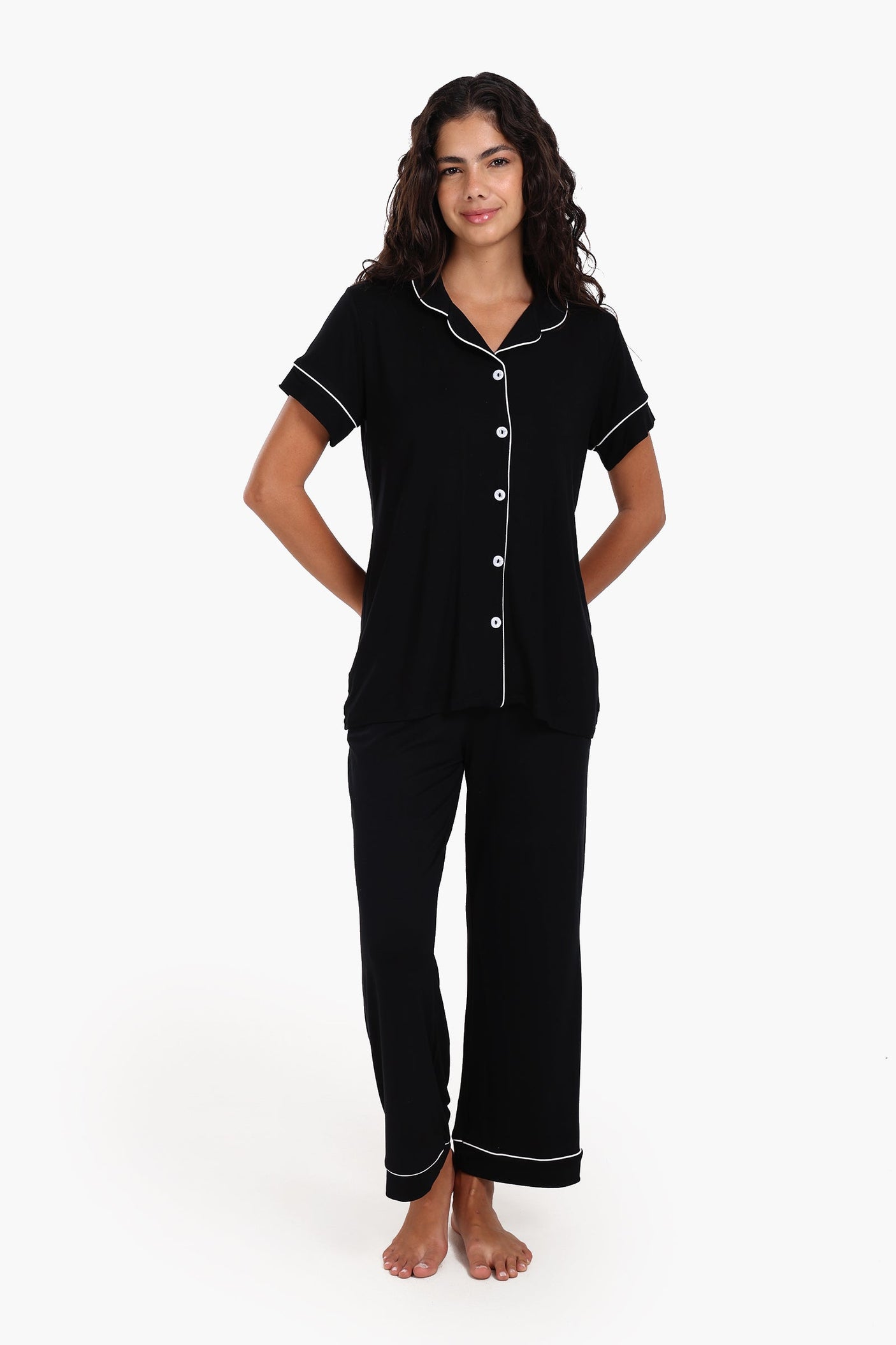 Carina - Black Slim Fit Dress