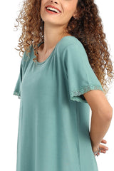 Carina - Lightweight Nightgown with Lace