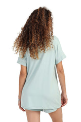 Carina - Color Piping Poplin Pyjama Set
