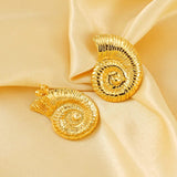 Spiral Shell Earrings