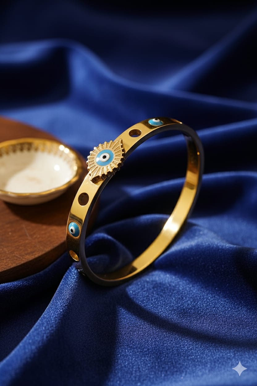 Gold Evil Eye Bracelet