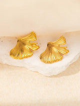 Ginkgo Leaf Earrings