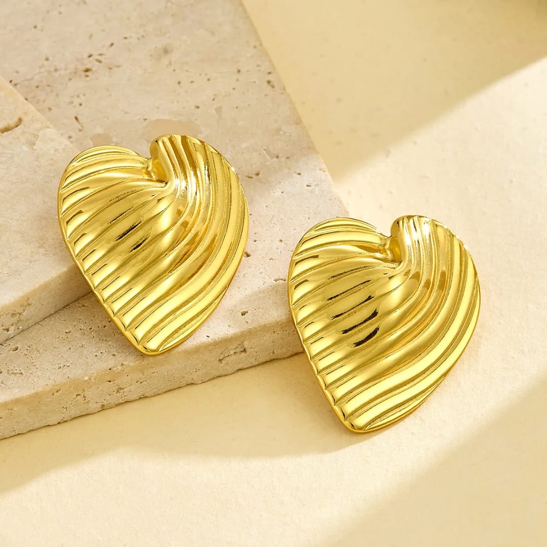 Heart-Shaped Earrings