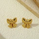Bowknot Heart Earrings