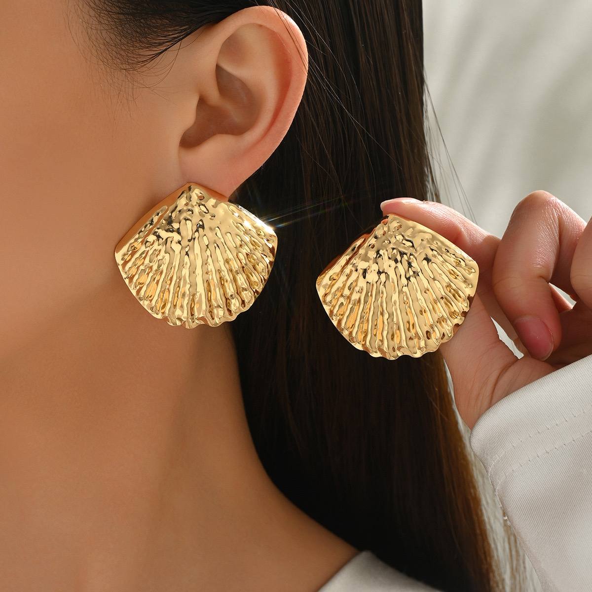 Shell-Shaped Earrings