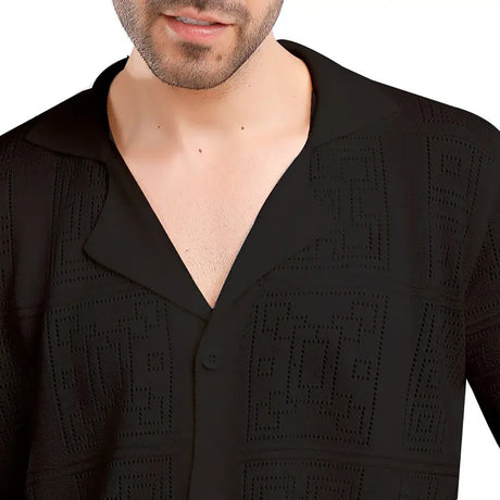 Coup – Pattern Short Sleeves Men’s Shirt