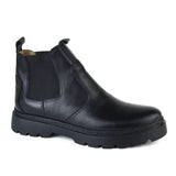 Leazus - Leather Chunky Boot - 4001 Black