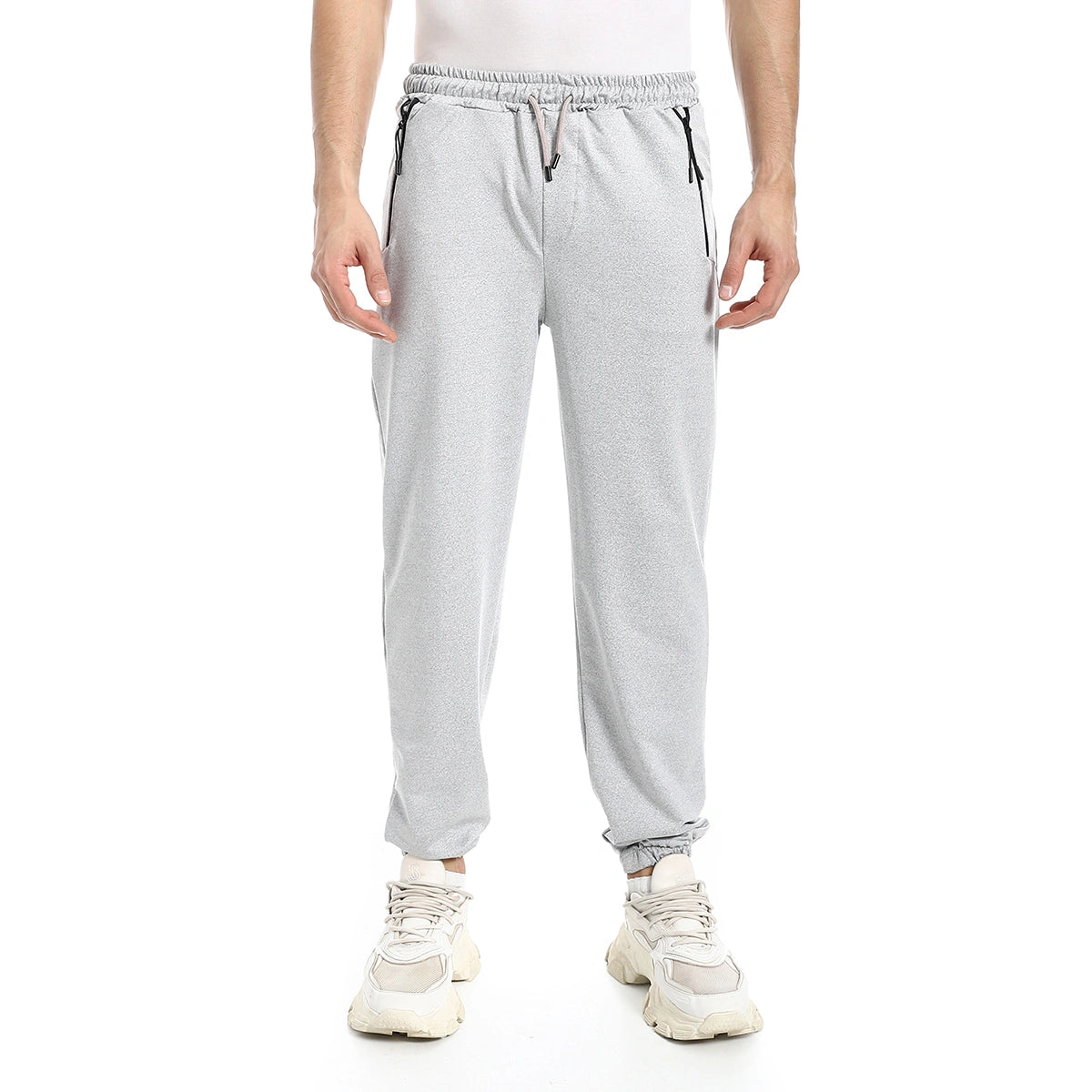 Red Circle - Summer Melton Zippered Pants for - Men