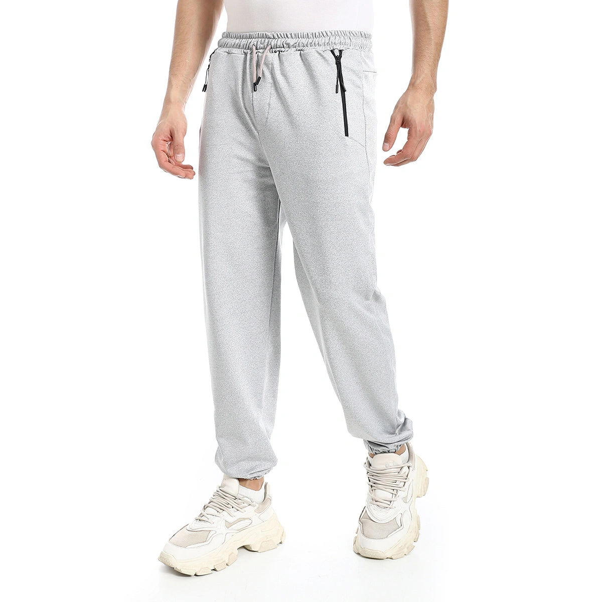 Red Circle - Summer Melton Zippered Pants for - Men