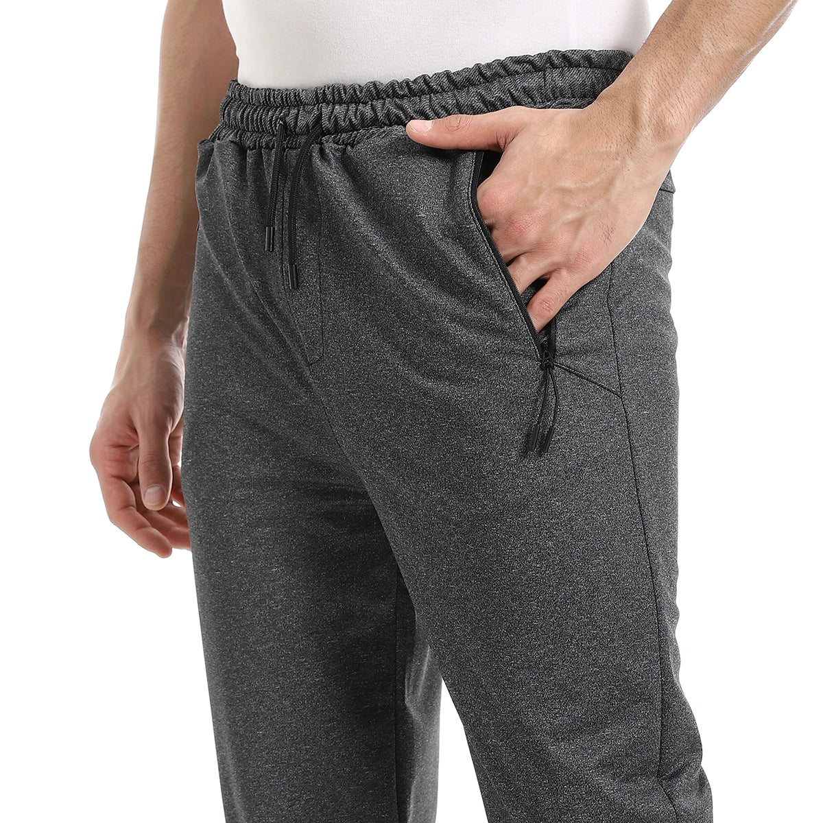 Red Circle - Summer Melton Zippered Pants for - Men
