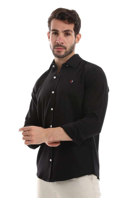 White Rabbit - Front Buttoned Down Plain Men Shirt For Men