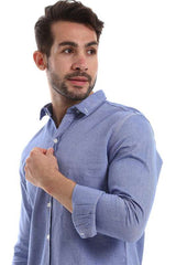 White Rabbit - Front Buttoned Down Plain Men Shirt For Men