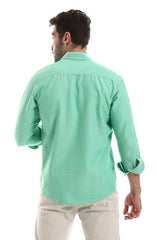 White Rabbit - Front Buttoned Down Plain Men Shirt For Men