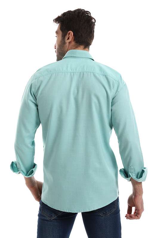 White Rabbit - Front Buttoned Down Plain Men Shirt For Men