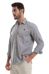 White Rabbit - Front Buttoned Down Plain Men Shirt For Men