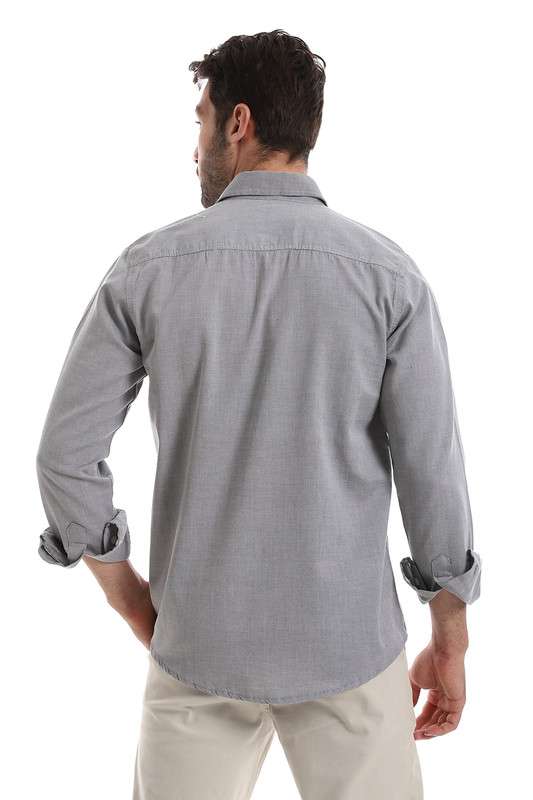 White Rabbit - Front Buttoned Down Plain Men Shirt For Men