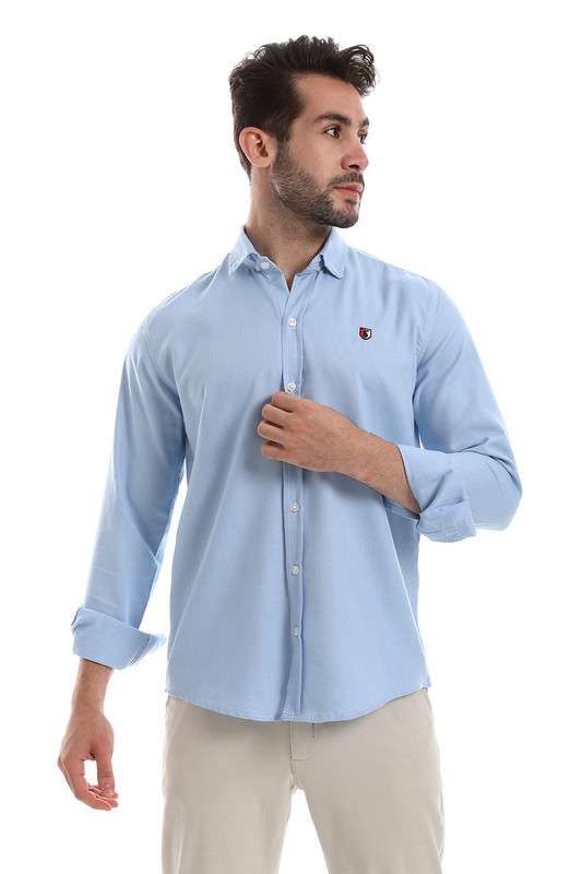 White Rabbit - Front Buttoned Down Plain Men Shirt For Men