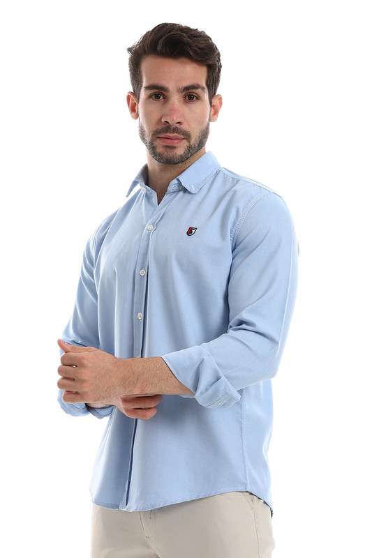 White Rabbit - Front Buttoned Down Plain Men Shirt For Men