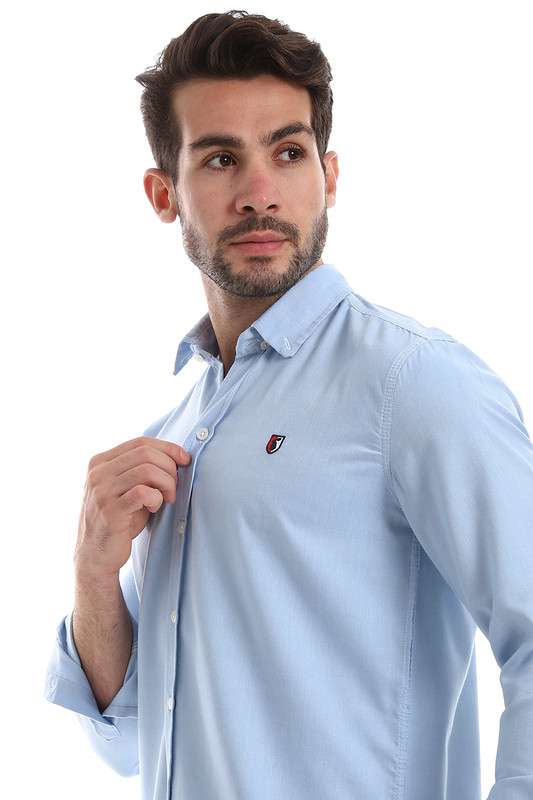 White Rabbit - Front Buttoned Down Plain Men Shirt For Men